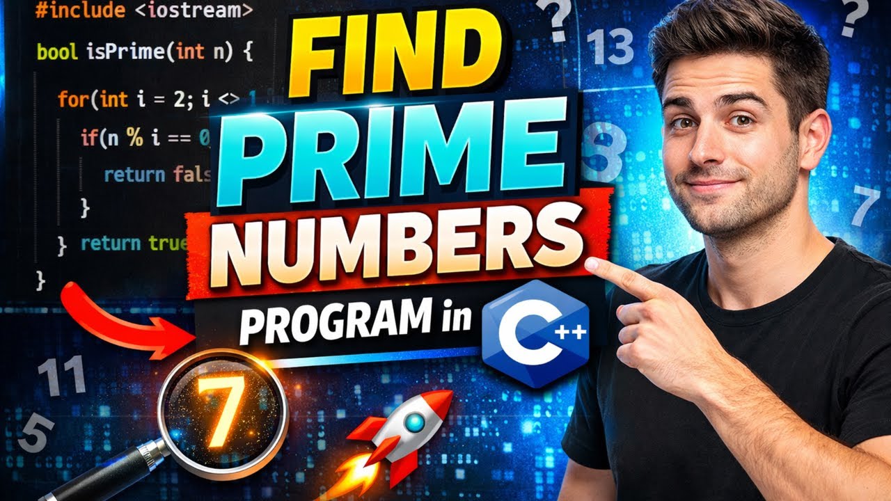 How to Check Prime Number in C++ | Study-Section. - YouTube
