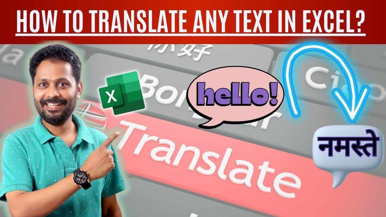 How to translate any text in Excel? 1 feature to Convert Text Any ...