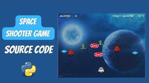 Space Shooter Game with Python and Pygame | Source Code Demo