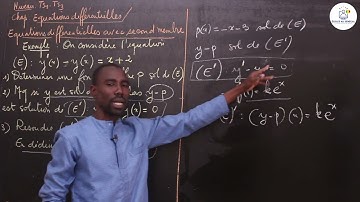 Cours - Terminales S1 & S3 - Mathématiques: Equations différentielles / Suite 6 / M. Boye