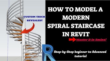 How to Create Spiral Staircase in Revit | Step-by-Step Revit Tutorial for Beginners