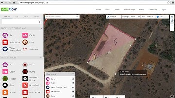 MapRight: How to use the calculate area tool