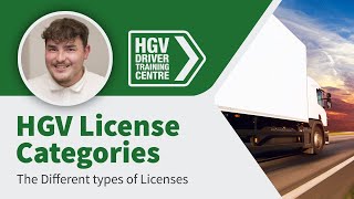 What are the different HGV License categories?