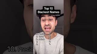 Top 10 Blackest Names