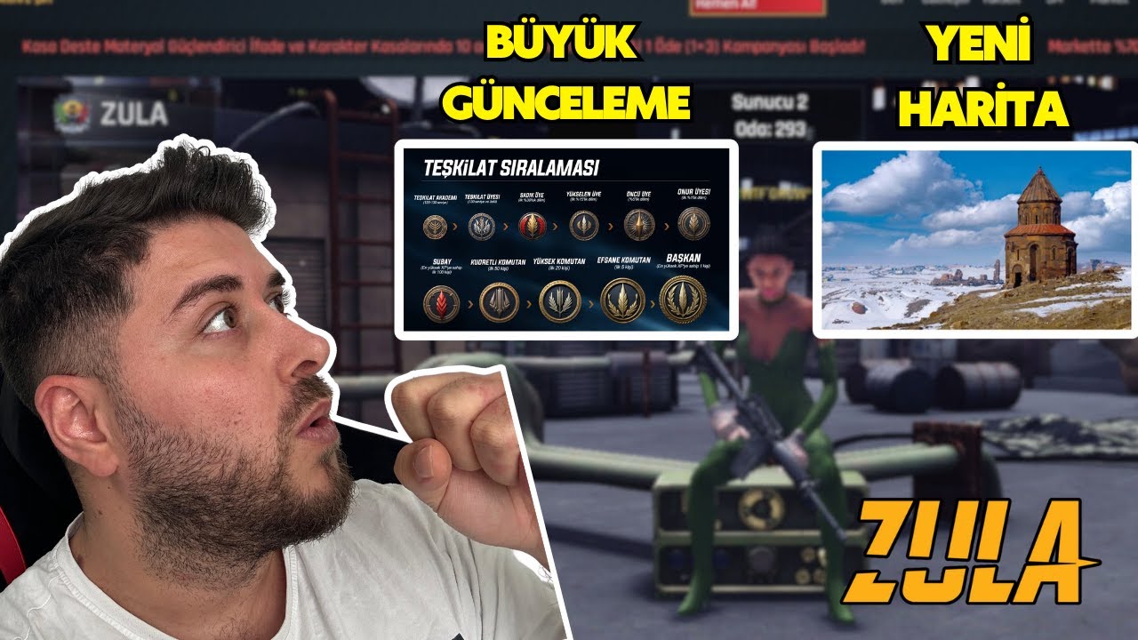 Zula Ravri TR'DE İLK ZULA YENİ HARİTA ! ZULA TEŞKİLAT GÜNCELLEMESİ - YouTube