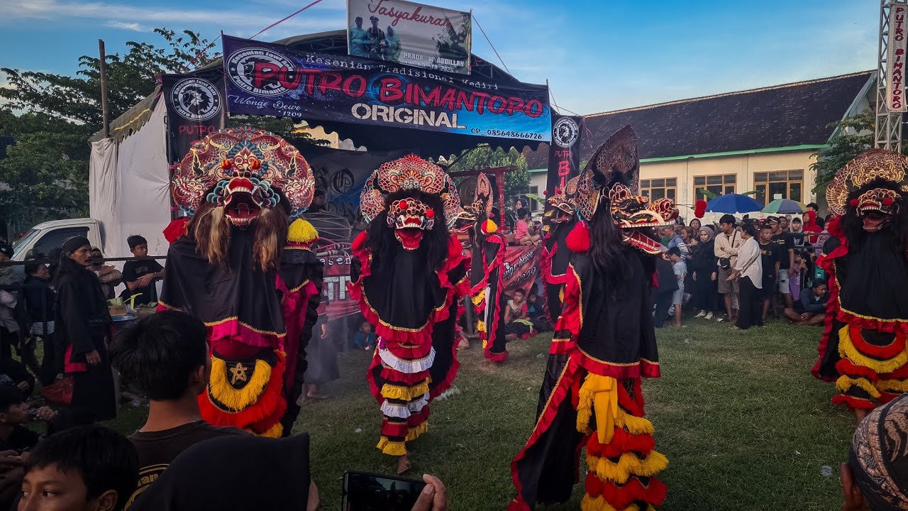 Barongan Mengamuk Karena Sajen !!! Jaranan PUTRO BIMANTORO Live Ringinsari Kandat Kediri