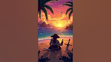 Thumbnail of The Pirate Who Lost Everything… Except the Sunset #chill #relaxing #pixelartanimation #8bit #sunset