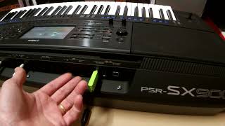 YAMAHA PSR SX 900 Keyboard | Audio USB RFI Noise Issue
