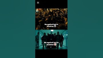 Me against bot in Alcatraz 💀 Vs Me against bot in isolated 🤡 CODM#shorts #short #cod #codm