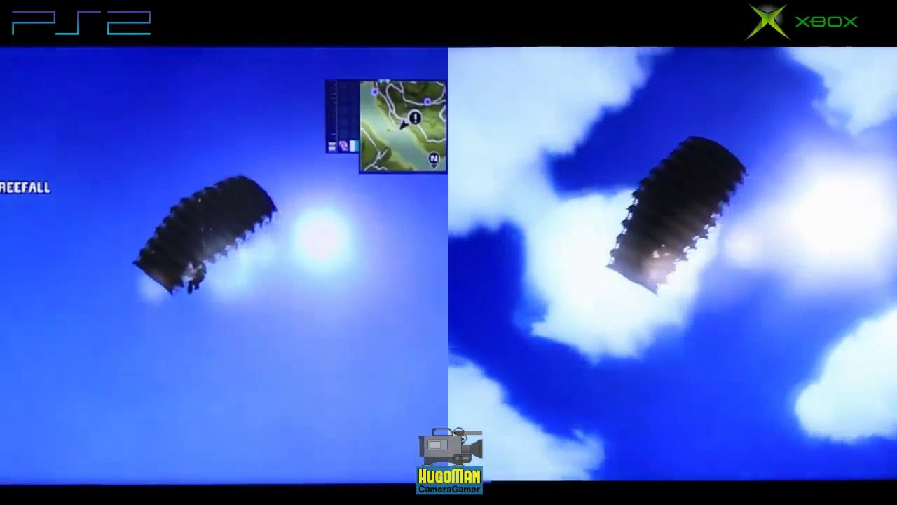 XBOX vs PS2 - Just Cause - YouTube