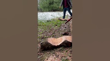 Get it off the ground! #upthehill #wood #cedar #trees #logs #milling #posts #peavey #logging