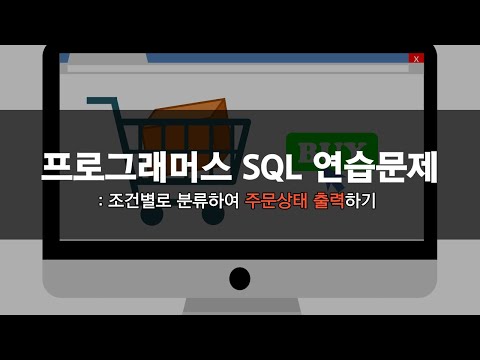 조건별로 분류하여 주문상태 출력하기 | CASE WHEN 함수 활용 | Programmers 프로그래머스 SQL 연습문제