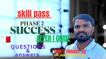 🇲🇹 Malta Skill Pass Phase 2 Interview Passed! 😁 | Full Experience + Tips for You ✊