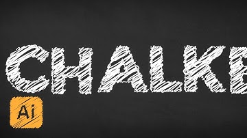 How To Create A Chalk Text Effect In Illustrator CC