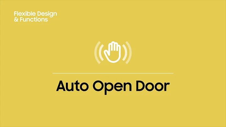 Why Samsung Bespoke French Door Refrigerator: Auto Open Door