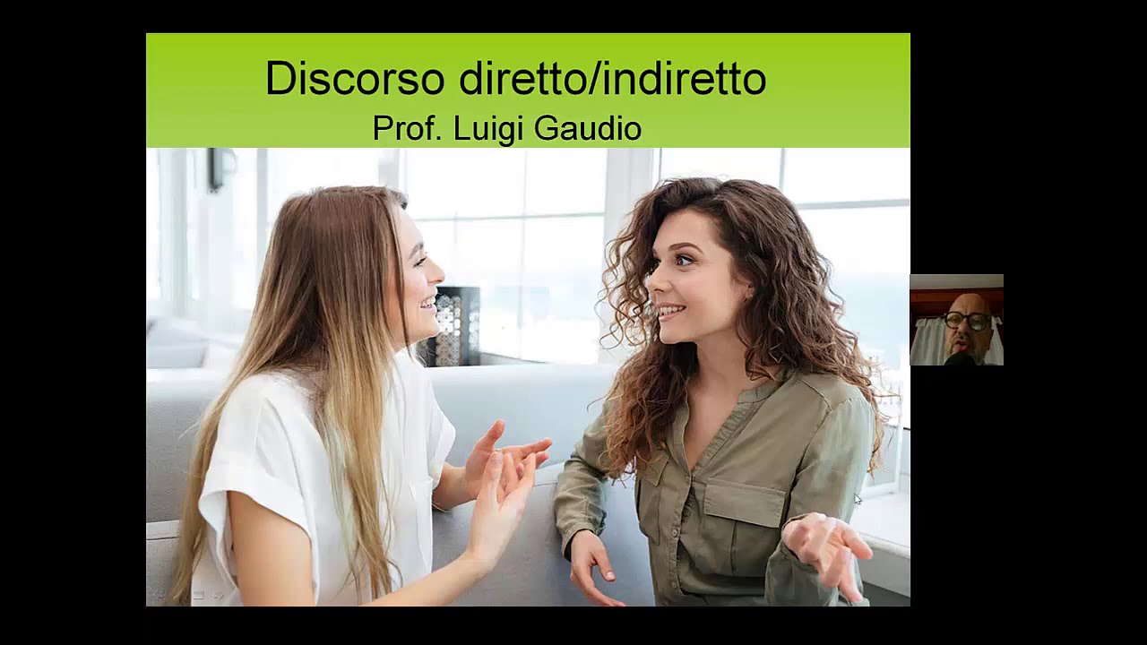 Discorso diretto e discorso indiretto