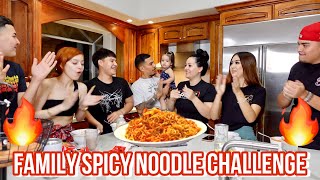 Family Spicy Noodle Challenge!!!