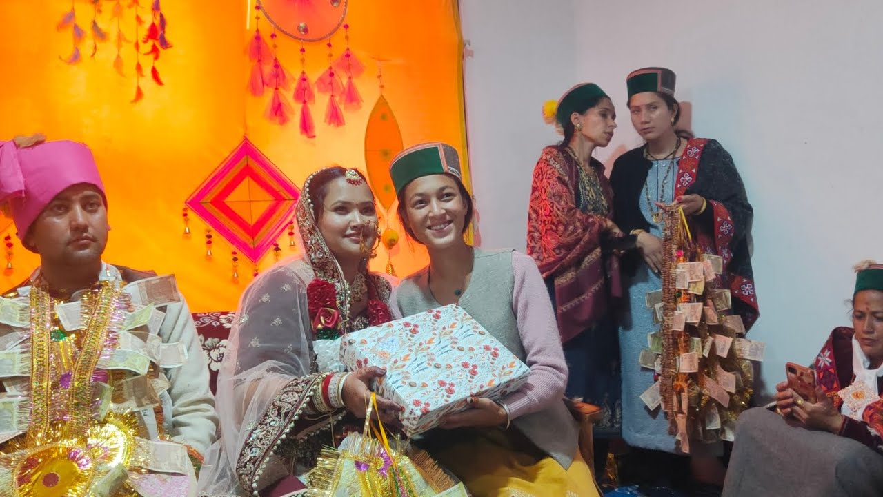 ||Meeru to kandar wedding.||#wedding #haldiceremony #mehndi #vidayi #kinnauri shadiii