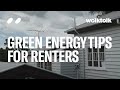 Green Energy Tips for Renters