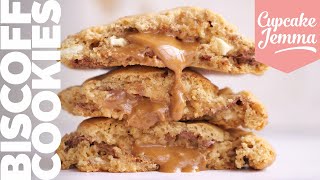 Biscoff FILLED New York Cookies | The Secret to that OOZE | The Cupcake Jemma Channel