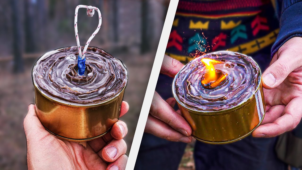 How to make a great camping burner with manual ignition