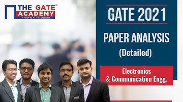 GATE 2021 Paper Analysis Electronics and Communications  Exam Analysis-THE GATE ACADEMY