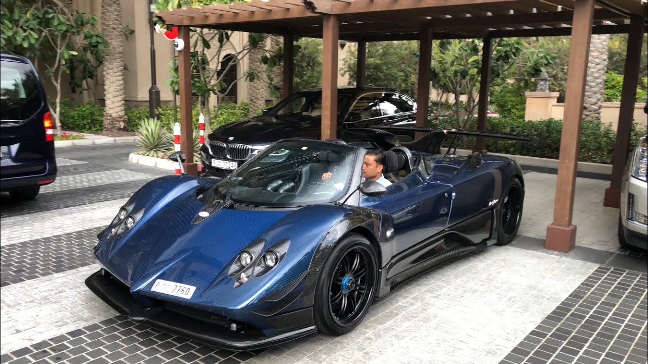 Pagani Zonda Roadster 760AG in Dubaï ( HD ) - YouTube