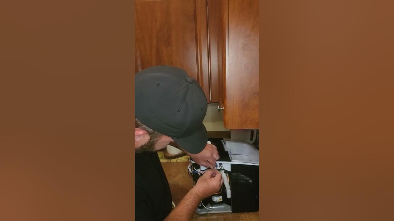 igloo ice maker Bypass the ice full sensors YouTube