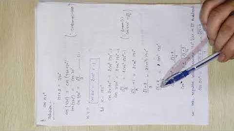 Find Cos 195 value using Trigonometry