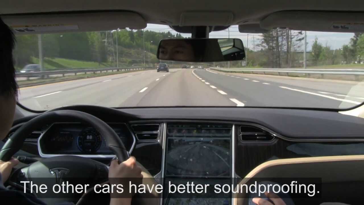 Tesla Model S Performance 85 Test Drive In Oslo English Sub