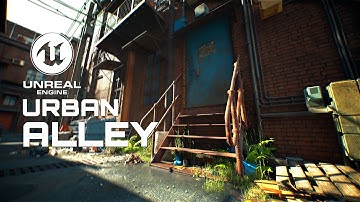 Unreal Engine 5.6 render II "URBAN ALLEY" II #render #unrealengine5 #megascans