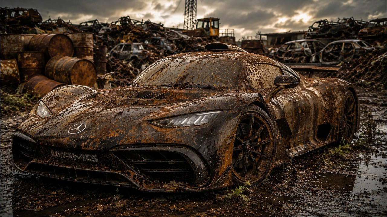 Rusty Amg ASMR Car Restoration | Abandoned Mercedes-AMG ONE 2023 | Full Rebuild ...