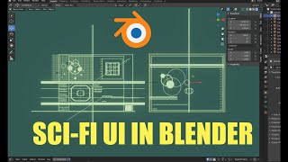 Blender sci-fi UI tutorial