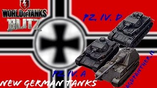 World of Tanks Blitz - New German Tanks