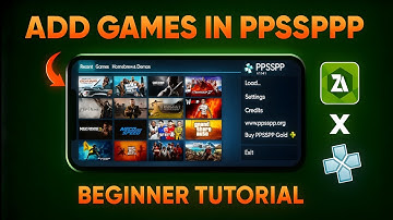 How to Add Games in PPSSPP Emulator on Android | Install Games in PPSSPP Emulator
