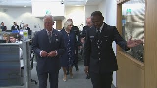 Charles and Camilla join police to honour London terror attack victims