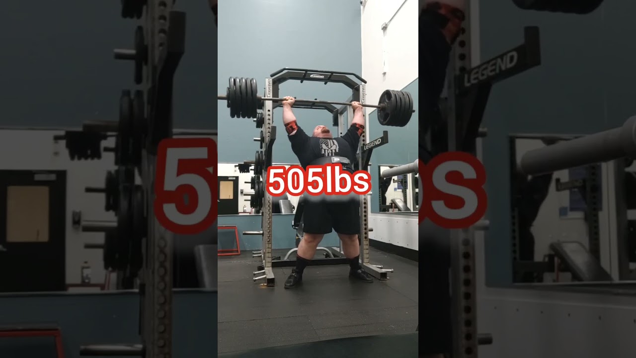 😱229kg strict overhead press Andrew Richard - genuine press with form?