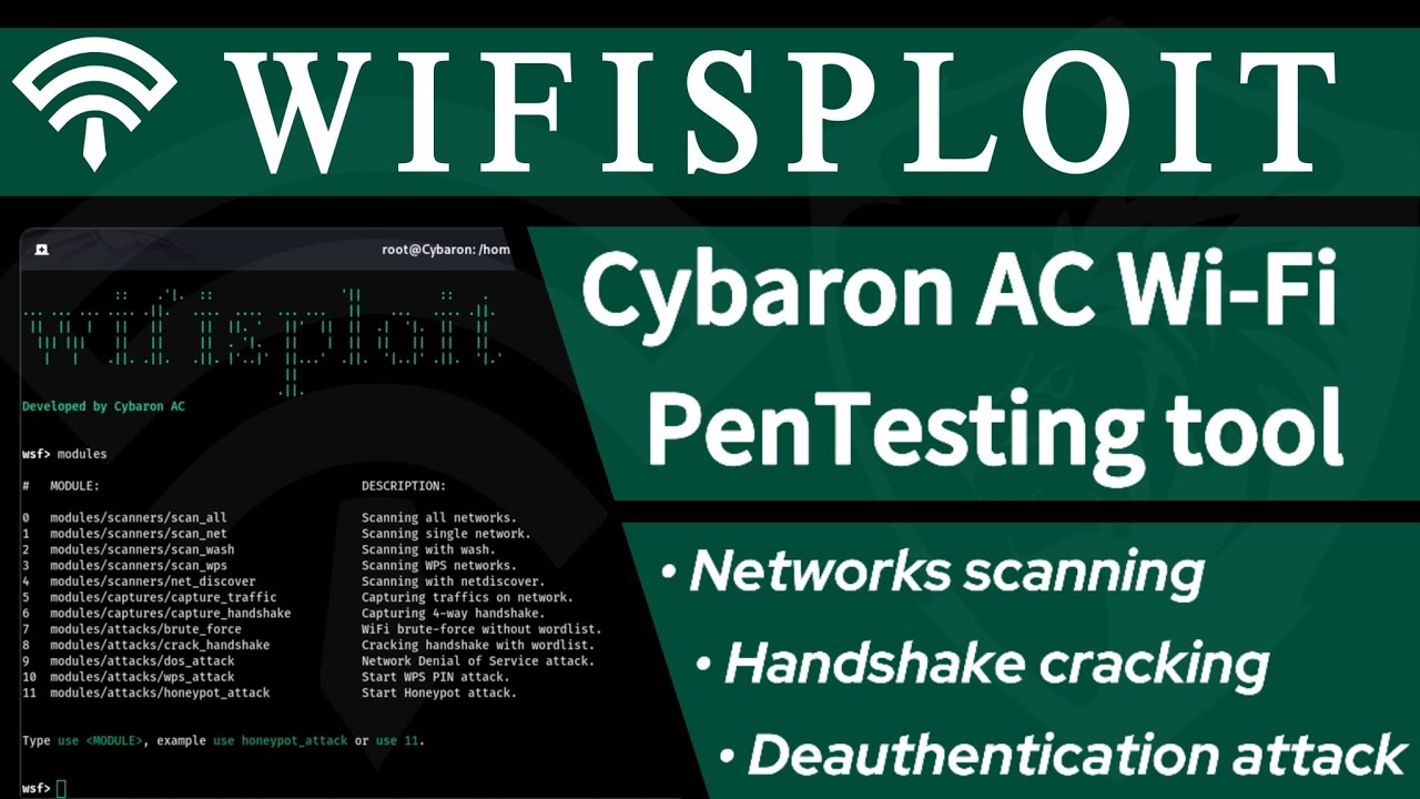 فحص الشبكات بسرعة وتفاصيل أقل عبر وحدة أمر Wash في أداة WiFisploit.