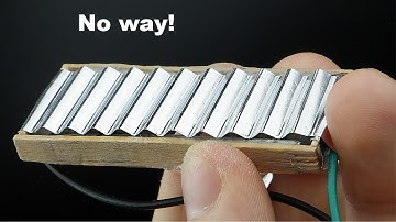 Foil & Sound: How to Make an Ultra-Thin Unique Tweeter from the Thinnest Foil  Inspiring DIY Project