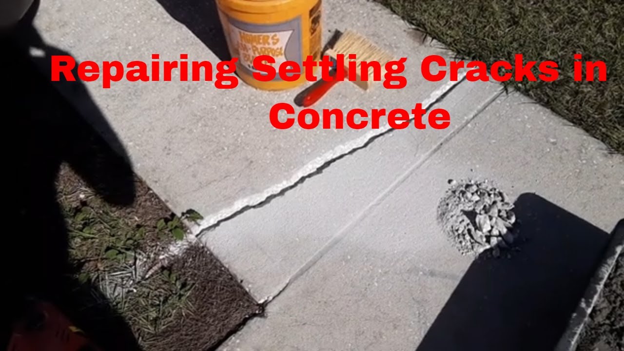 Diy / Repairing Cracks On Your Walkway Or Driveway...