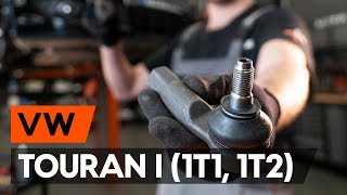 How to change tie rod end / track rod end on VW TOURAN 1 (1T1, 1T2) [TUTORIAL AUTODOC]