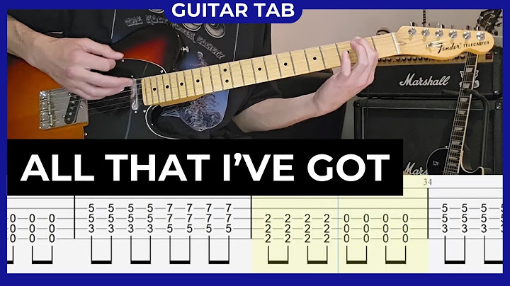 All That I've Got Guitar version - Guitar performance video thumbnail