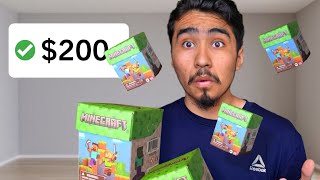 Opening $200 Worth Minecraft Mystery Box's!