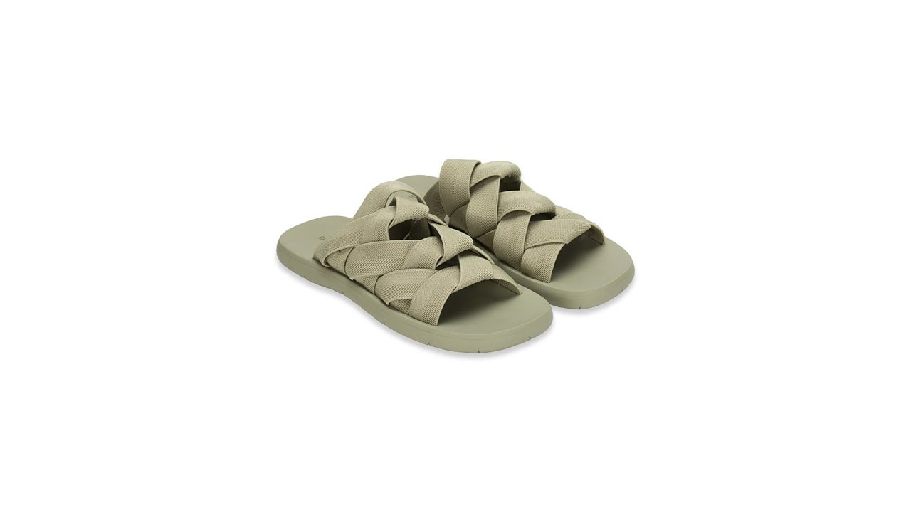 BOTTEGA VENETA サンダル INTRECCIATO STARFISH Bottega Veneta Nappa Intrecciato Starfish Plat Sandals Travertine