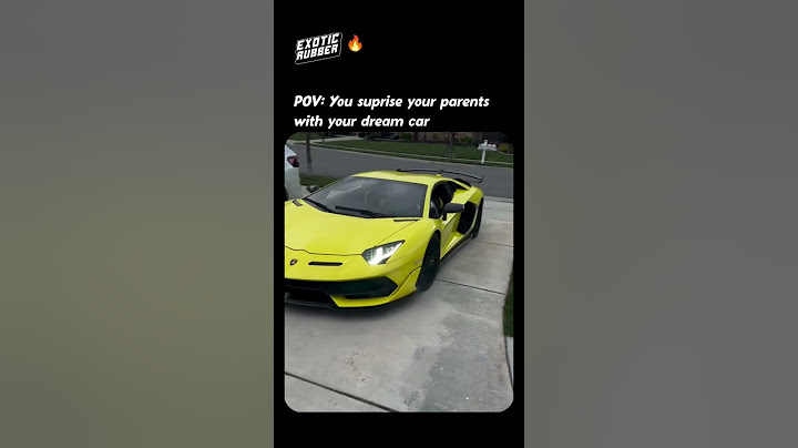 Surprising parents with dream car
