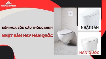 Bồn cầu thông minh Nhật và Hàn nên chọn loại nào | Kidohomes
