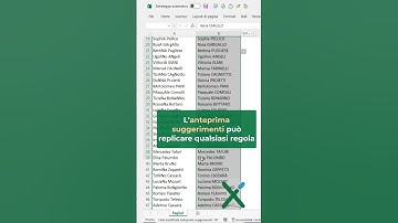 EXCEL TRUCCHI: 💡Anteprima suggerimenti #shorts