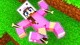 BEBÊ COELHINHA sofreu um ACIDENTE no Minecraft !