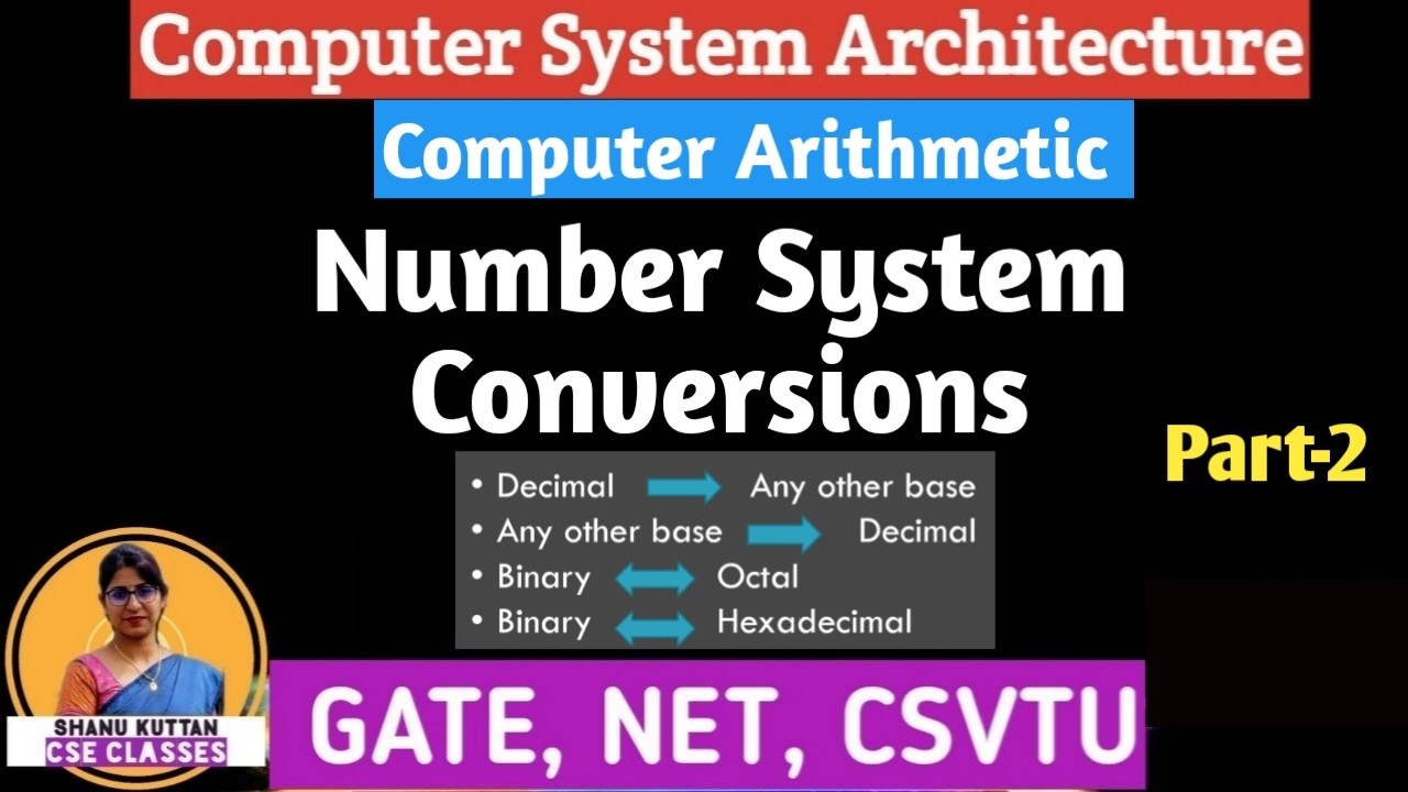 Number System Conversion in Computer Architecture | Base Conversion of ...