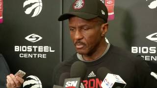Raptors Practice Dwane Casey - February 9, 2017